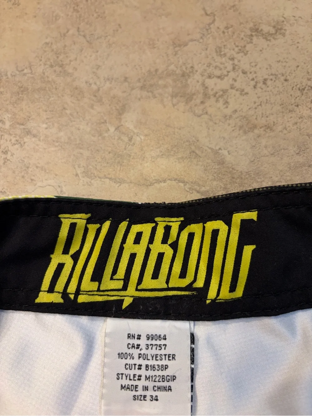 Billabong swim trunks